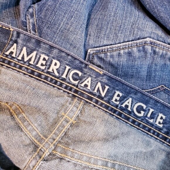 American Eagle Original Straight Leg Cotton Jeans Men's Size 28x28 - Picture 8 of 11